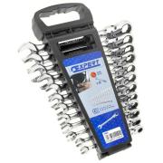 E111102 - Set of 12 hinged ratchet combination wrenches, 8-19 mm