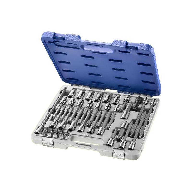 E200513 - HEX, TORX®, XZN® Screwdriver socket set , 1/4" - 1/2"