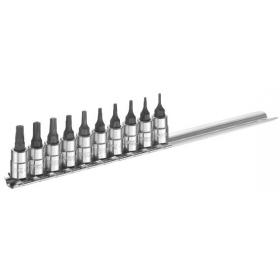 E030703 - 1/4" set of screwdriver bit sockets, T6 - T30