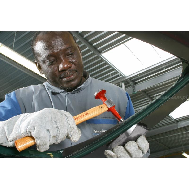 868D.40PLD1 - młotek blacharski z bijakiem okrągłym wypukłym i końcówką prostą