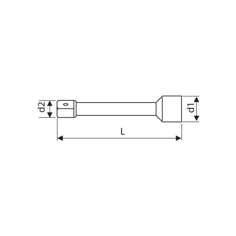 E113772 - 1/4" Extensions, 150 mm
