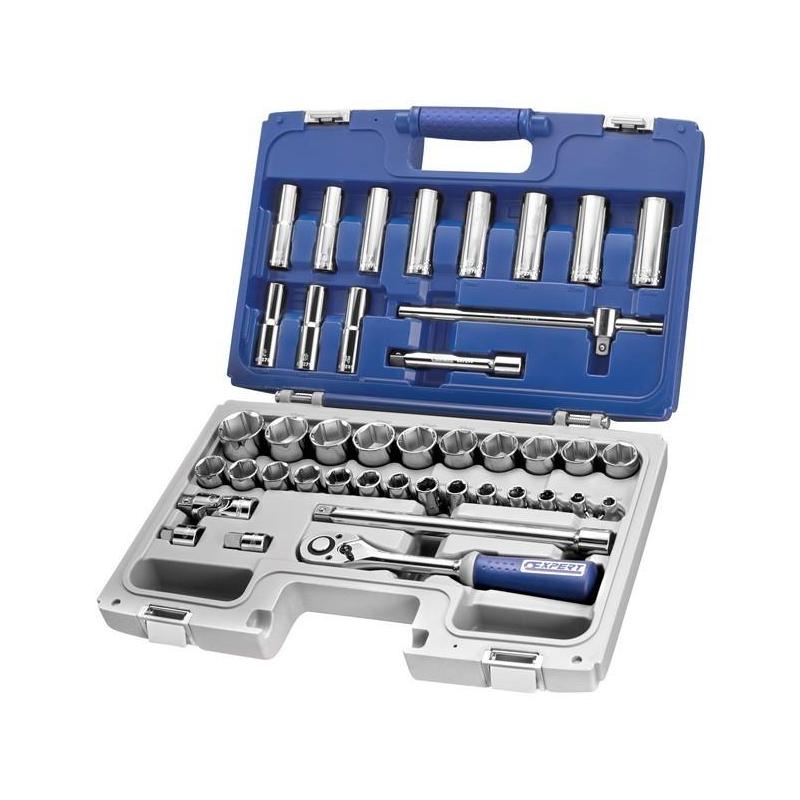 E032908 - 1/2" Socket and accessory set  8 - 32 mm,