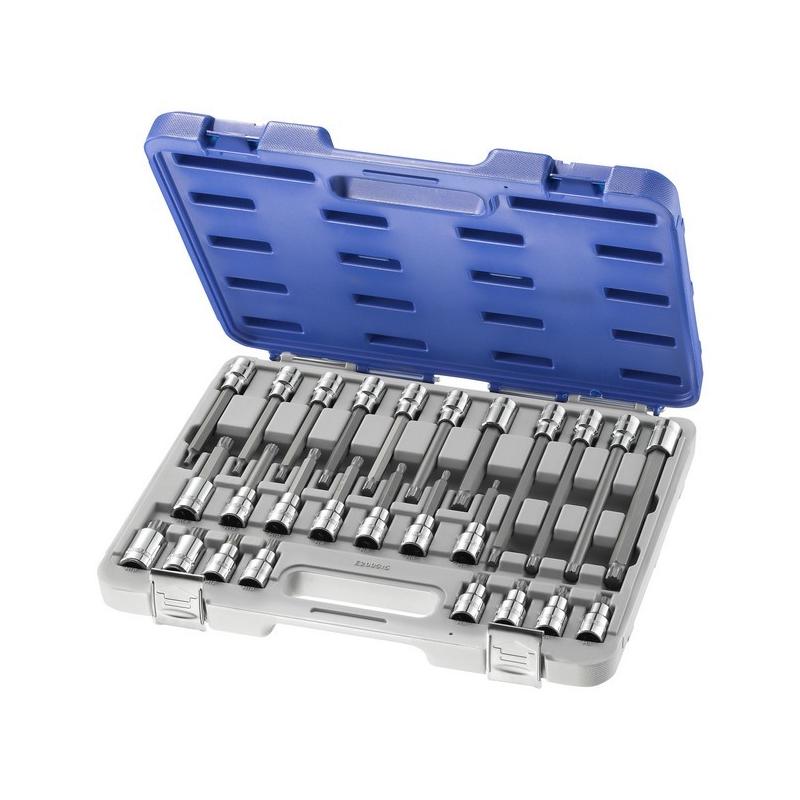 E200515 - 1/2" XZN® Socket set, T20 - T70