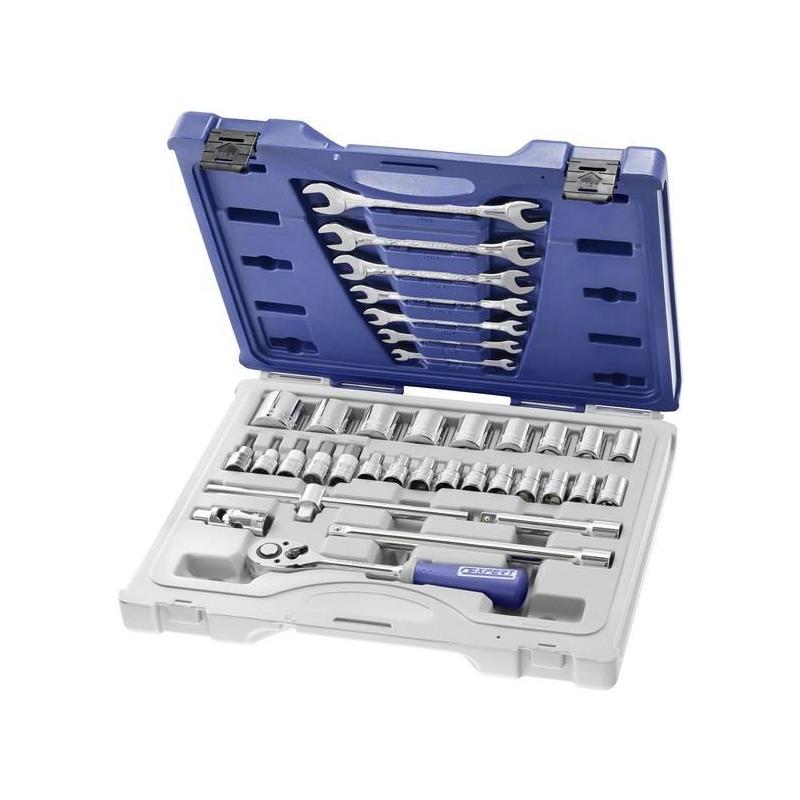 E032940 - Zestaw nasadek 1/2" w kasecie, 8 - 34 mm