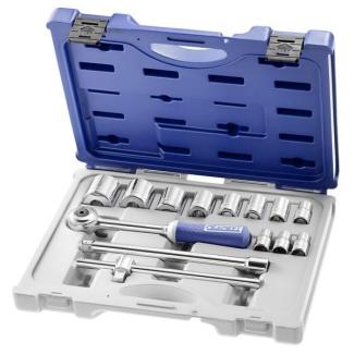 E032938 - 1/2" Box of hex sockets, 10 - 34 mm