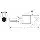 E031968 - 1/2" XZN® screwdriver bit socket M6