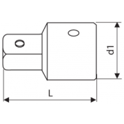E113821 - 3/4" to 1/2" coupler