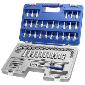 E031806 - 3/8" socket and accessory set - metric - 61 pieces