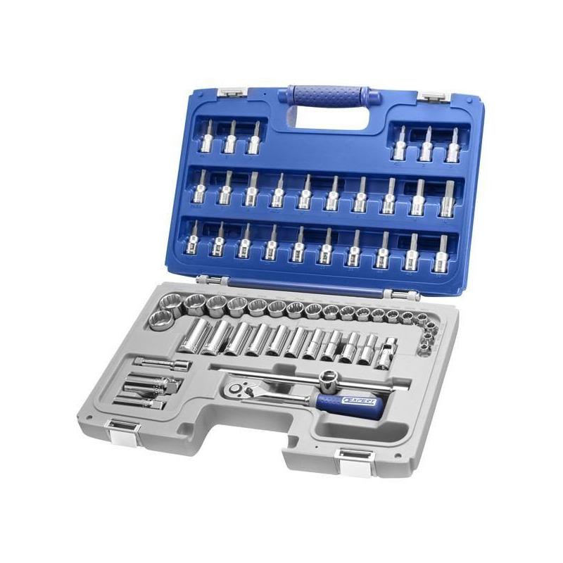 E031806 - 3/8" socket and accessory set - metric - 61 pieces