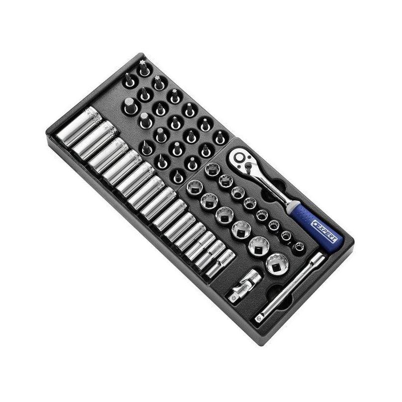 E031821 - Moduł nasadek i akcesoriów metrycznych 3/8", 8 - 22 mm, 25T - 50T, PZ1 - PZ3, PH1 - PH3