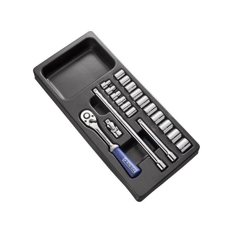 E194678 - 3/8" metric socket and accessory module - 20 pieces