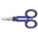 E184280 - Bi-material electricians scissors with long blade