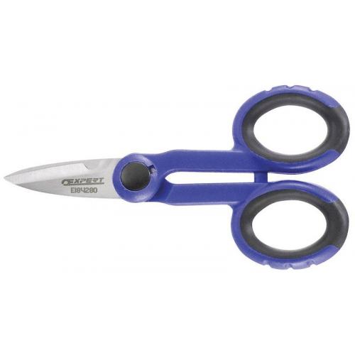 E184280 - Bi-material electricians scissors with long blade