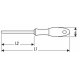 E165016 - Screwdriver for slotted head screws - forged blade, 4 x 100 mm