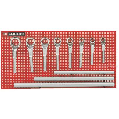 54.P9M - Zestaw kluczy oczkowych o dużej mocy, 24 - 55 mm