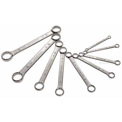 59.JE12    - Zestaw kluczy oczkowych prostych, 6x7 - 30x32 mm