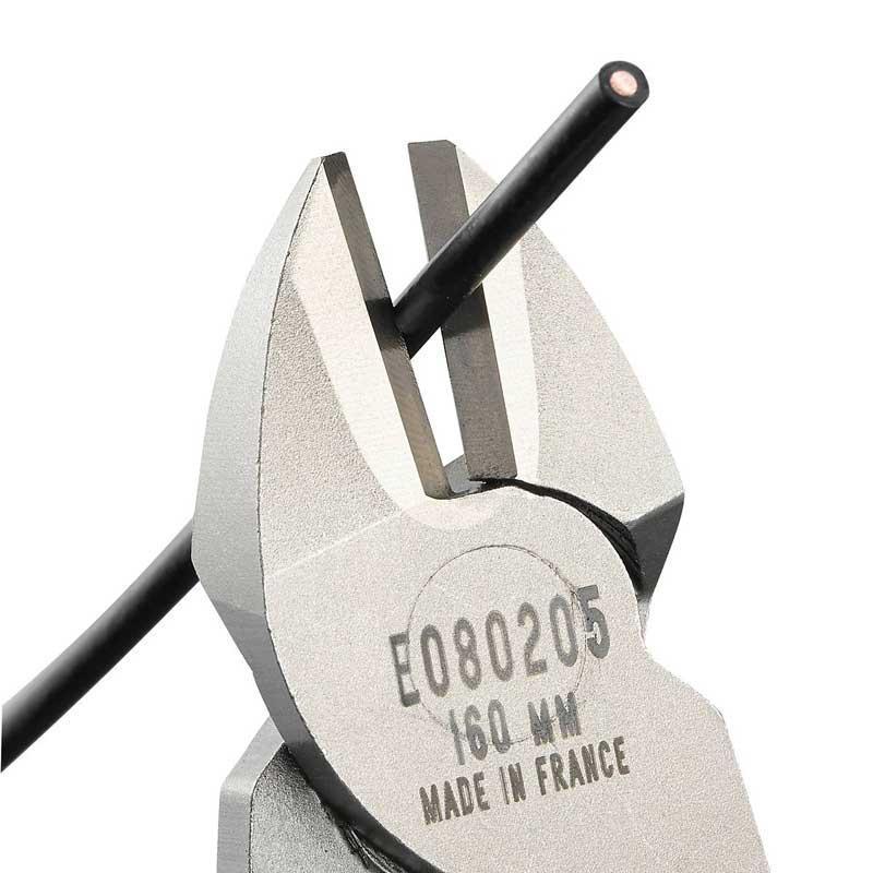 E080206 - Szczypce tnące boczne dla inżynierów, 180 mm