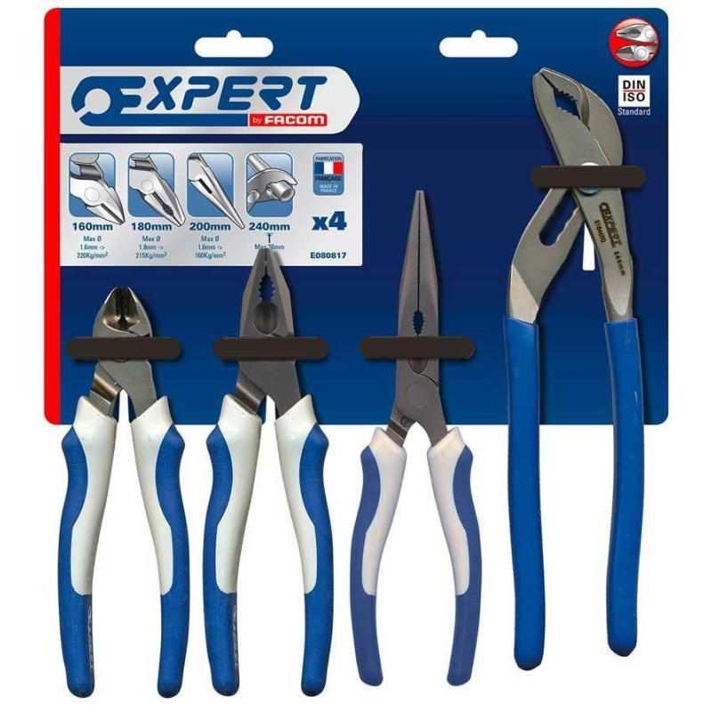 E080817 - Set of 4 mechanical pliers