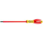 E165413 - Insulated screwdriver 1000V for slotted head screws, 5,5 x 150 mm