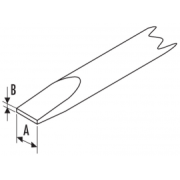 E165413 - Insulated screwdriver 1000V for slotted head screws, 5,5 x 150 mm