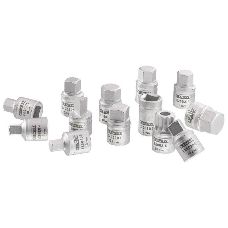 E200203 - Set of 13 drain-plug bits