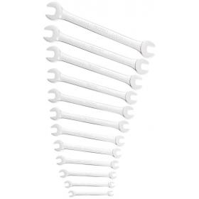 E117381 - Set of 12 open-end wrenches, 6x7 - 30x32 mm