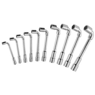 E117387 - Set of angled socket wrenches, 8 - 19 mm