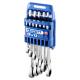 E111137 - Set of 12 ratchet combination wrenches, 8-19 mm