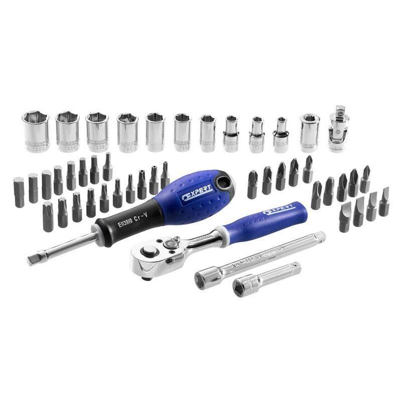 E030729 - Zestaw narzędzi nasadowych 1/4"