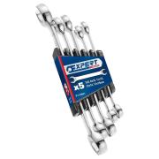 E112501 - Zestaw kluczy 6-kątnych do rur, 7x9 - 17x19 mm