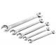 E112501 - 6 x 6 point flare nut wrenches set, 7x9 - 17x19 mm