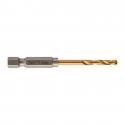 4932478177 - Metal drill bit Shockwave HSS-G Tin, 3.5 x 25/69 mm, Hex (10 pcs.)