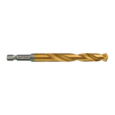 4932478184 - Wiertło do metalu Shockwave HSS-G Tin, 10,0 x 76/120 mm, uchwyt Hex (5 szt.)