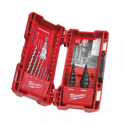 48899350 - Step & drill bit combo set HSS-G Thunderweb (10 pcs.)