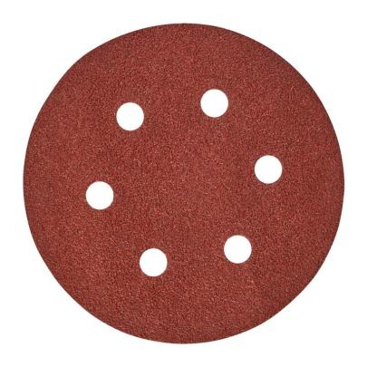 4932371596 - Papier ścierny na rzep 8 otworów do szlifierki mimośrodowej 150 mm, gr. 40 (25 szt.)