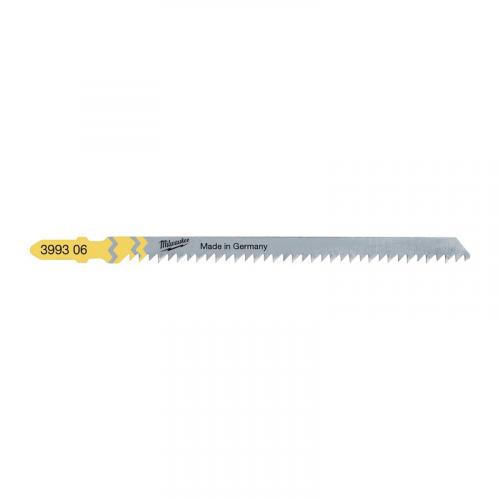 4932399306 - Jigsaw blade for clean, splinter-free cuts in wood, 105 mm (5 pcs.)