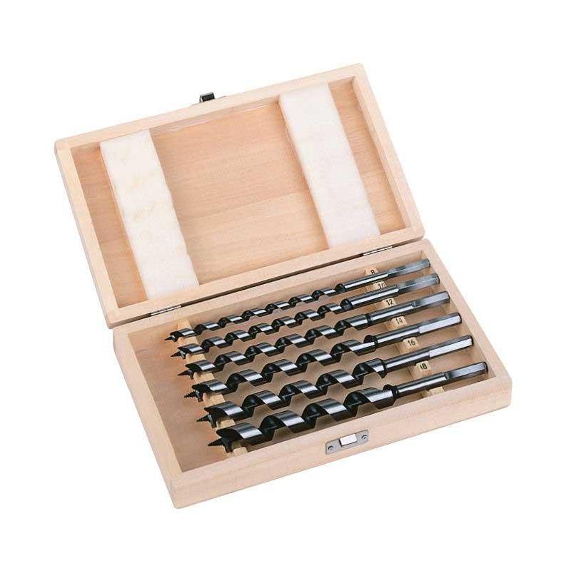 4932373380 - Zestaw wierteł krętych do drewna, uchwyt Hex, 8 - 18 mm (6 szt.)