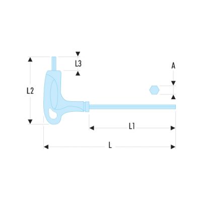 KLUCZ TRZPIENIOWY T SLS 3MM