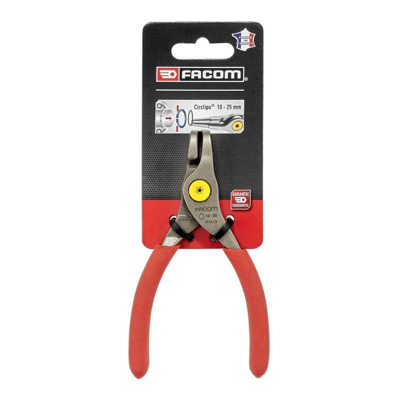 197G.13PB - Szczypce do pierścieni osadczych zewnętrznych, wygięte 90°, 10 - 25 mm 