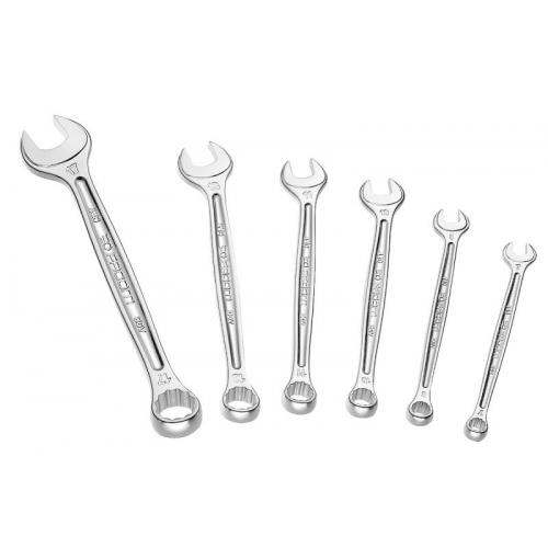 440.J6PB - Set of 6 open-end wrenches, 7 - 17 mm