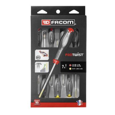 AT.7PB - Zestaw 7 wkrętaków Protwist® do śrub  z rowkiem i krzyżakowych Phillips®