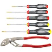 AT5.170PB - Zestaw 5 wkrętaków Protwist® do śrub z rowkiem i krzyżakowych Phillips® + szczypce