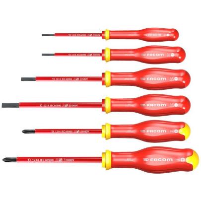 ATPVE.J6PB - Zestaw 6 wkrętaków izolowanych Protwist® 1000V do śrub z rowkiem i krzyżakowych Phillips®