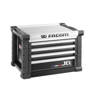 JET.C4NM3A - Skrzynka JET, 4 szuflady, 3 moduły na szufladę, czarna