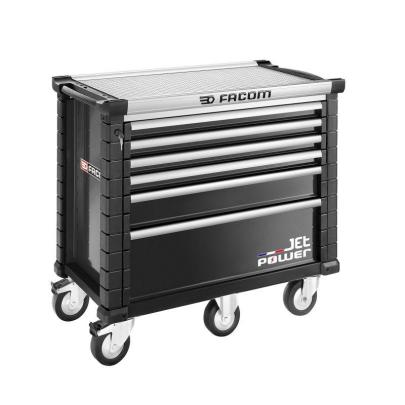JET.6NM5APOWER - Wózek JET POWER, 6 szuflad, 5 modułów na szufladę, czarny