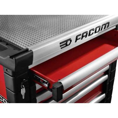 JET.6M3A - Wózek JET, 6 szuflad, 3 moduły na szufladę, czerwony