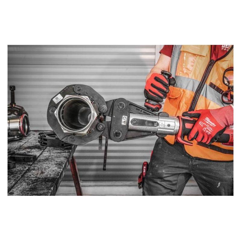 M18 BLHPTXL-502P - Bezszczotkowa zaciskarka do rur XL 18 V, 5.0 Ah FORCE LOGIC™, w skrzyni PACKOUT z 2 akumulatorami i ładowarką