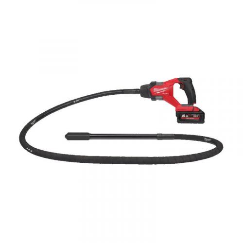 M18 FCVN24-551 - Needle concrete vibrator 2.4 m, 18 V, 5.5 Ah, FUEL™, with battery and charger, 4933479600