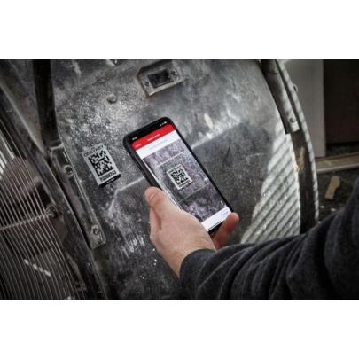 4932480562 - Etykieta z kodem QR do powierzchni metalowych AIDTLM, duża (25 szt.)