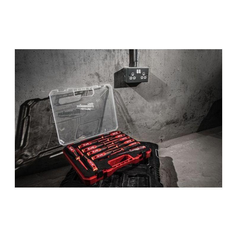 4932479095 - Zestaw wkrętaków izolowanych VDE + próbnik napięcia - 12 szt.